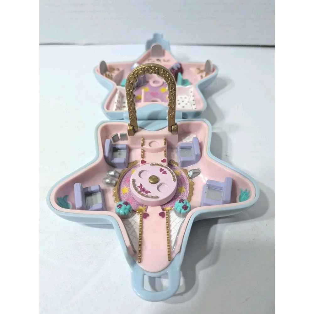 Vintage Polly Pocket Star-Shaped Compact Play Set 1992 Bluebird 90s